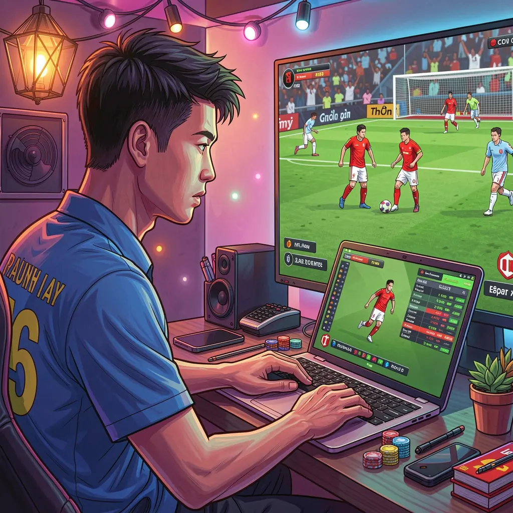 Nữ chia bài casino trực tiếp người Việt thanh lịch với mái tóc đen dài và nụ cười ấm áp đứng bên bàn roulette phát sáng, thể hiện bầu không khí casino XX98 cao cấp Cược XX98 – Đặt cược thể thao trực tiếp trực tuyến tại Việt Nam một cách dễ dàng